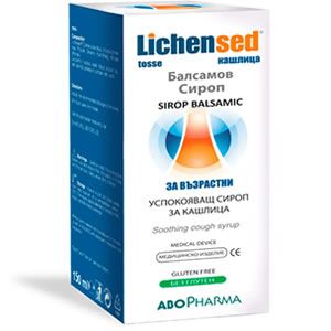 AboPharma Lichensed Успокояващ сироп за кашлица за възрастни 150 мл