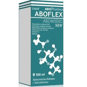 АБОФАРМА АБОФЛЕКС сироп 500 гр За нормална функция на костите и хрущяла като подпомага образуването на колаген. Намалява чувството на отпадналост и умора