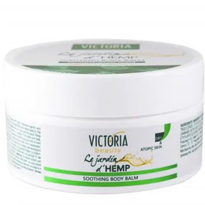 Victoria Beauty Le Jardin HEMP Лосион за тяло с коноп 200мл Лосион за тяло с чисто масло от конопено семе - успокояване на зачервена, атопична и чувствителна кожа