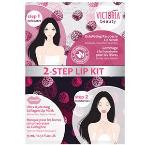 Victoria Beauty Скраб и маска за устни 15мл Процедура за меки, гладки и плътни устни в две стъпки. Включва пилинг стъпка с малинови семена и 95% натурален произход.