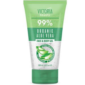 Victoria Beuty 99% Organic Алое Вера 200мл Чистият органичен сок от алое вера се абсорбира бързо от кожата, като моментално я охлажда, успокоява и хидратира.
