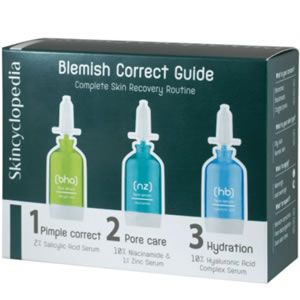 Skincyclopedia Belmish Correct Комплект - Комлект наръчник за усъвършенстване на проблемната кожа. Съдържа 3 активни серума