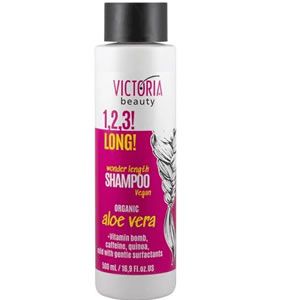 Victoria Beauty Long Шампоан за коса 500мл Щадяща формула с нежни повърхностно активни вещества, която премахва омазняването и замърсяванията, без да изсушава
