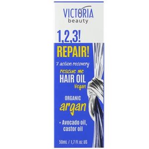 Victoria Beauty Repair Олио за коса 50мл Насища всеки косъм с хранителни вещества, запечатва влагата в него и помага на косата да възстанови