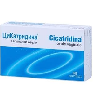 Цикатридина вагинални овули х 10 Спомага за облекчаване на симптоми като парене, вагинална сухота и дискомфорт. Формулата на продукта включва хиалуронова киселина и натурални масла и екстракти
