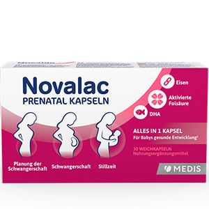 Новалак Пренатал х30 капс За жени по време на планиране на бременност, за бременни жени и кърмачки