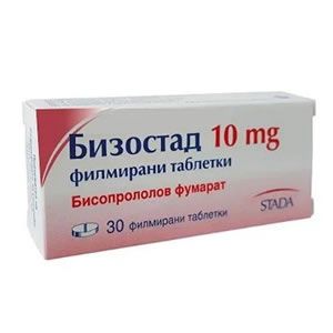  БИЗОСТАД таблетки 10 мг x 30 