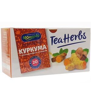 Монарда чай Куркума + джинджифил х20